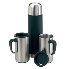 Set Termico plata negro x 3 Set Termico plata negro x 3